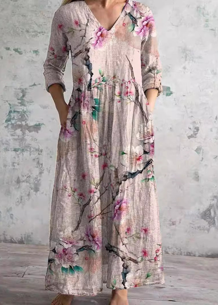 Women's Dress - Light & Floral - Elara - product view 7