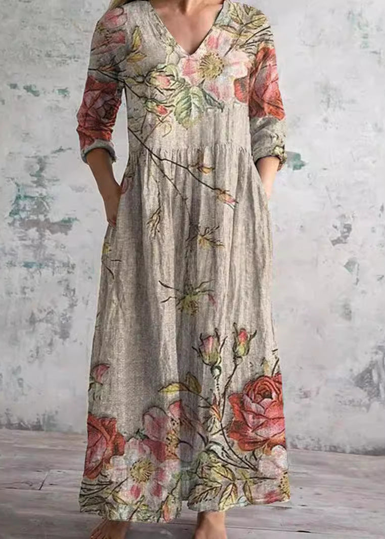 Women's Dress - Light & Floral - Elara - product view 1