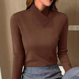 Women's Top - Sculpted Soft-Touch Turtleneck - Isabelle - product view 3