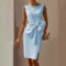 Women's Dress - Sleeveless Ribbon Waist - Jane - product view 3