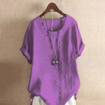 Women's Blouse - Button Detail Summer - Olivia - product view 10