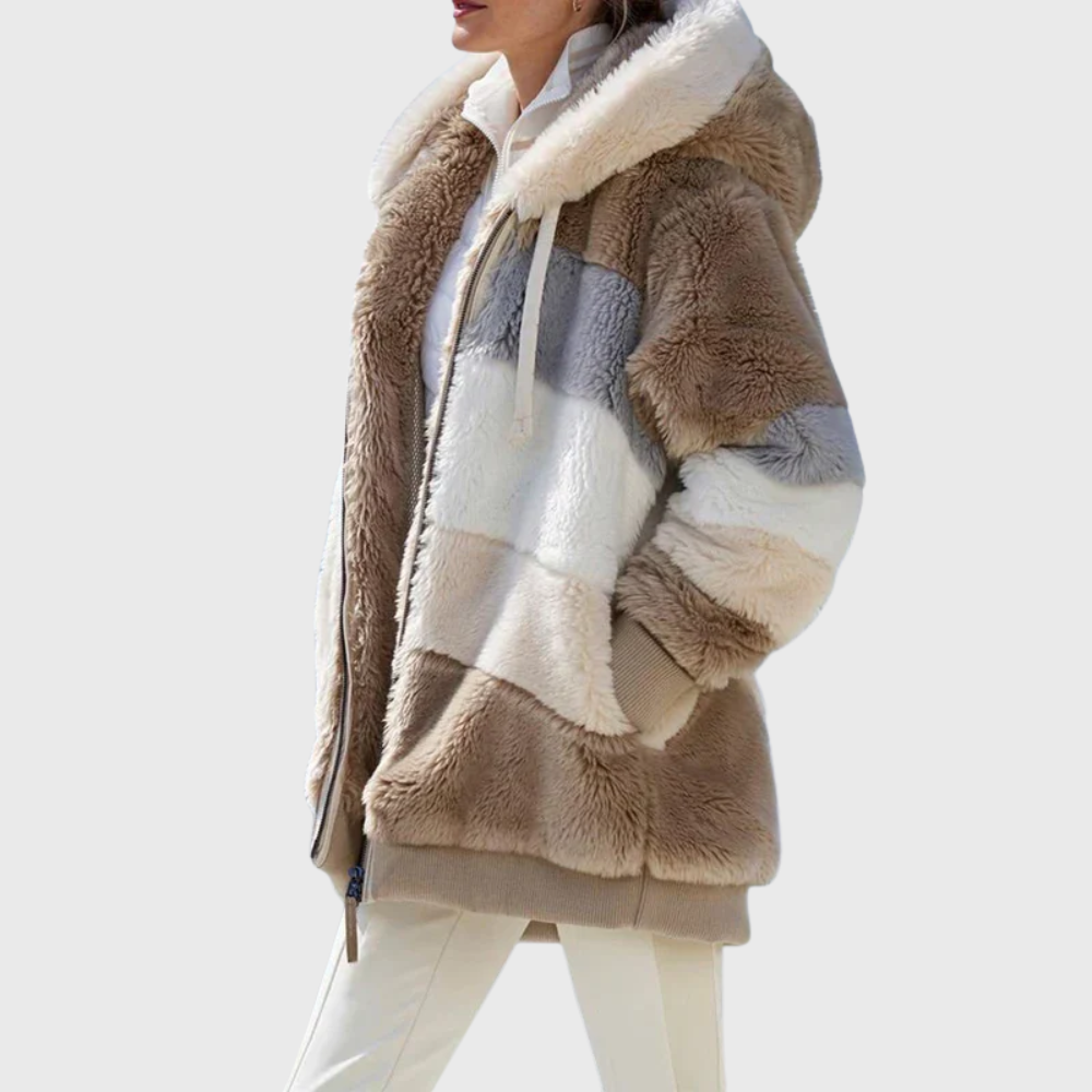 Women's Jacket - Multicolor Warm Puffer - Sofia - product view 4