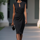 Women's Midi Dress - Graceful Flowing - Laurena - product view 7