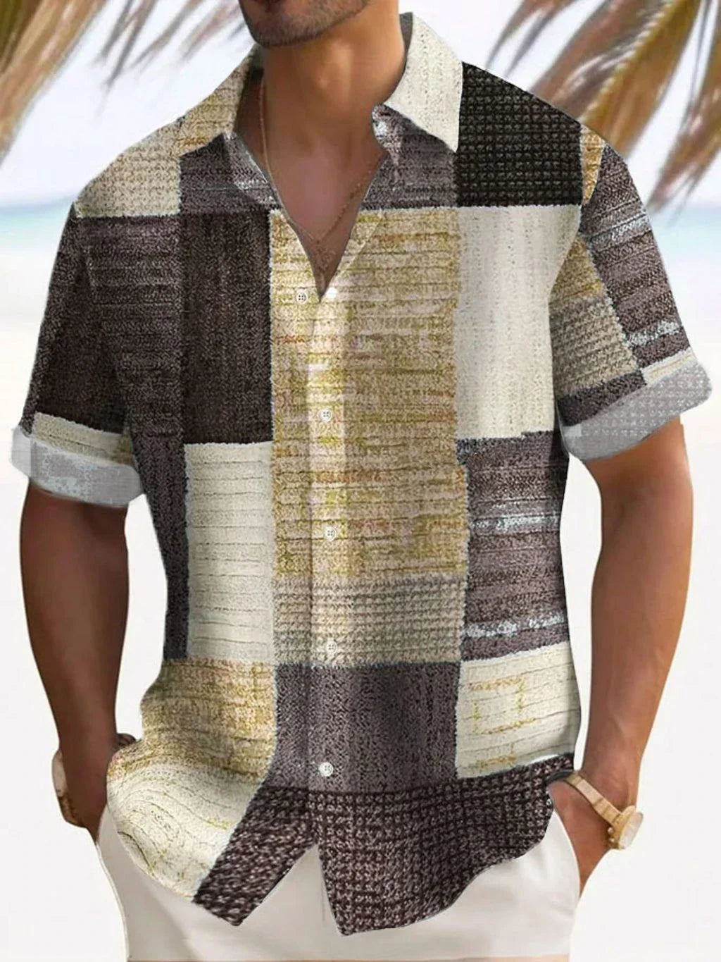 Men's Shirt - Retro Button-Down - Joshua - product view 8
