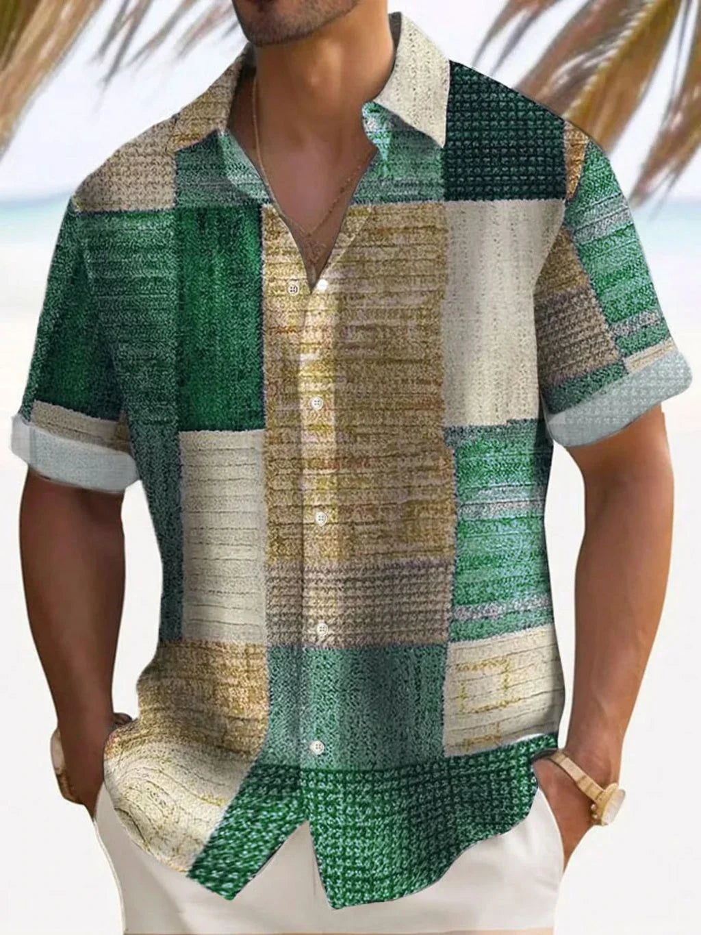 Men's Shirt - Retro Button-Down - Joshua - product view 9
