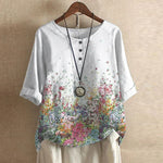 Women's Blouse - Casual Retro-Inspired - Raina - product view 7
