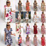Women's Dress - Floral Tiered Chiffon - Rosie - product view 3