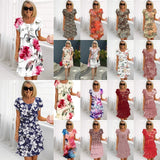 Women's Dress - Floral Tiered Chiffon - Rosie - product view 3