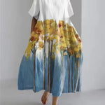 Women's Dress - Loose Round Neck - Amanda - product view 2