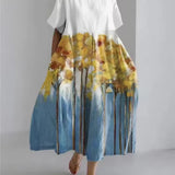 Women's Dress - Loose Round Neck - Amanda - product view 2