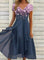 Women's Dress - Floral Wedding Evening - Ariella - product view 4