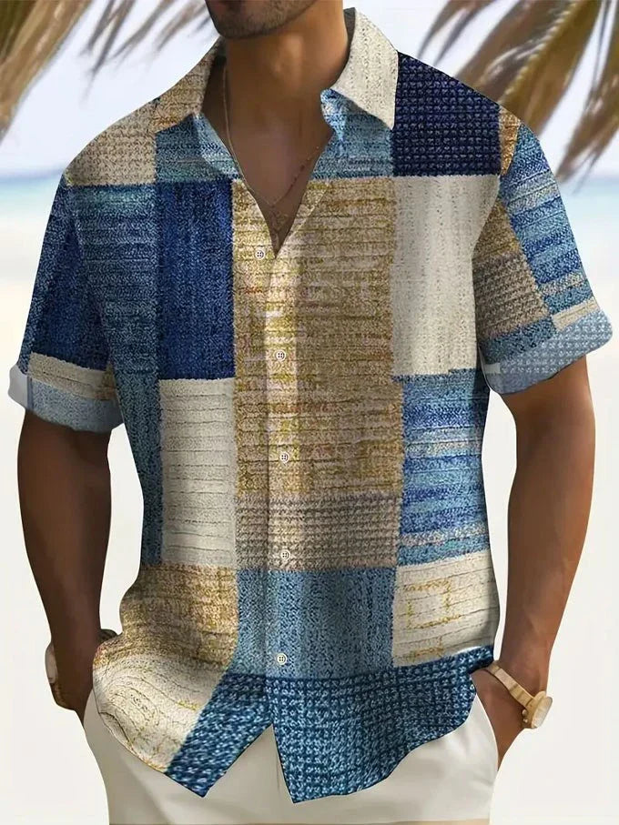Men's Shirt - Retro Button-Down - Joshua - product view 7