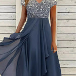 Women's Dress - Floral Wedding Evening - Ariella - product view 5