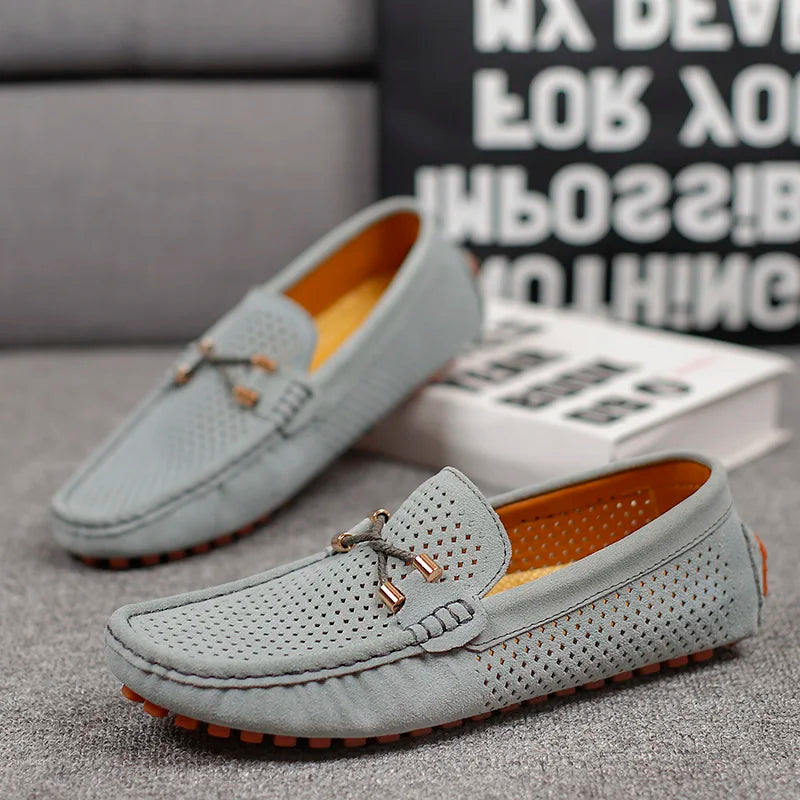Men's Shoes - Breathable Lace Loafers - Owen - product view 11