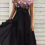 Women's Dress - Floral Wedding Evening - Ariella - product view 2