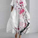Women's Dress - Loose Round Neck - Amanda - product view 4