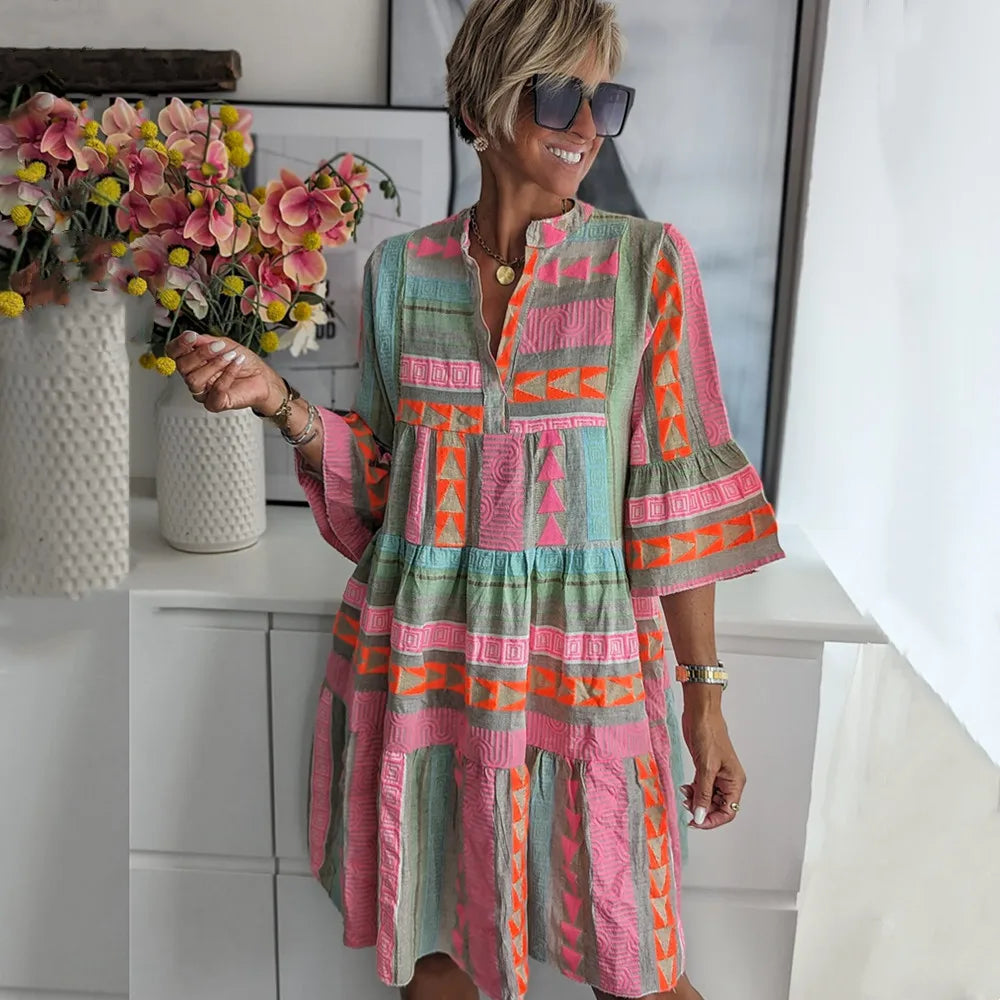 Women's Dress - Boho Wide Sleeve - Mariah - product view 1