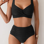 Women's Two-Piece Set - High-Waist Bikini Set - Luna - product view 1