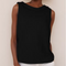 Women's Top - Casual Sleeveless Roll Collar - Harlow - product view 8