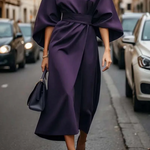Women's Dress - Lantern Sleeves - Rachel - product view 7