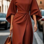 Women's Dress - Lantern Sleeves - Rachel - product view 8