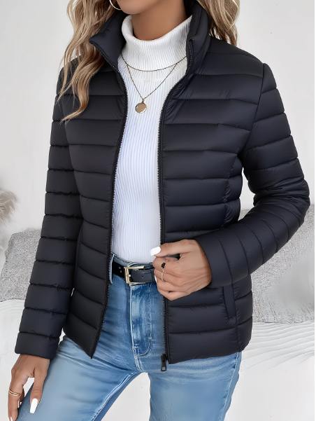 Women's Jacket - Lightweight Quilted Spring - Brianna - product view 2
