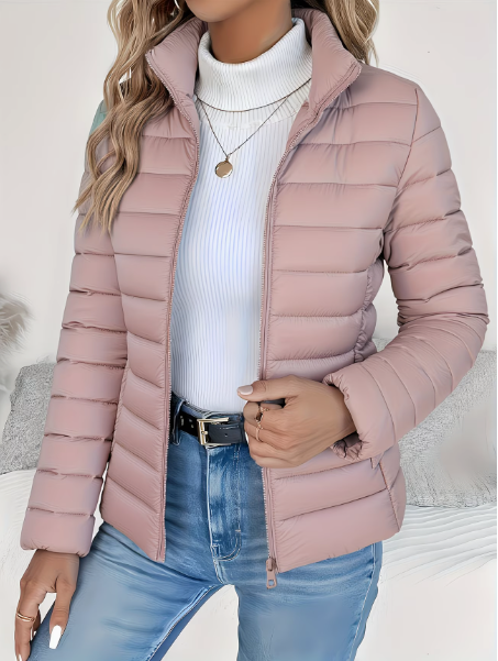 Women's Jacket - Lightweight Quilted Spring - Brianna - product view 4