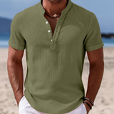 Men's Shirt - Summer Button-Up Short Sleeve - Atlas - product view 4