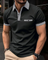 Men's Shirt - Checkered Collar Polo - Easton - product view 3