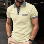 Men's Shirt - Checkered Collar Polo - Easton - product view 7