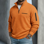 Men's Shirt - Casual Long Sleeve Waffle Shirts - Beckham - product view 1