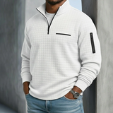 Men's Shirt - Casual Long Sleeve Waffle Shirts - Beckham - product view 4
