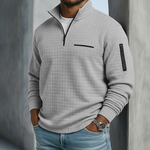 Men's Shirt - Casual Long Sleeve Waffle Shirts - Beckham - product view 6