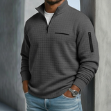 Men's Shirt - Casual Long Sleeve Waffle Shirts - Beckham - product view 7