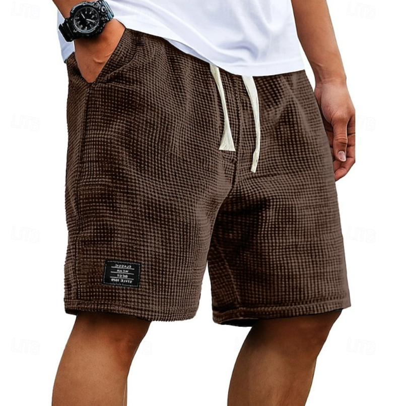Men's Shorts - Casual Waffle Summer - Steven - product view 7