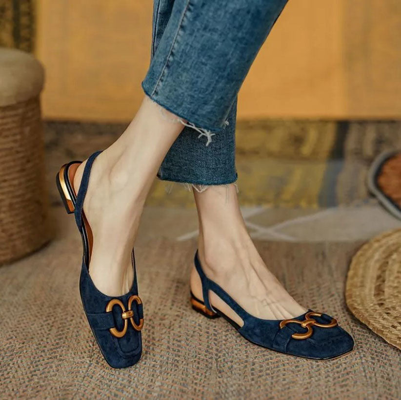Women's Shoes - Slingback Flats - Anna - product view 1