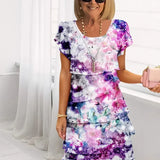 Women's Dress - Floral Tiered Chiffon - Rosie - product view 11