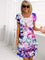 Women's Dress - Floral Tiered Chiffon - Rosie - product view 11