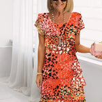 Women's Dress - Floral Tiered Chiffon - Rosie - product view 9