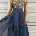 Women's Dress - Floral Wedding Evening - Ariella - product view 6