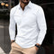 Men's Shirt - Smart Casual Long-Sleeved Polo - Luca - product view 1