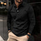 Men's Shirt - Smart Casual Long-Sleeved Polo - Luca - product view 4