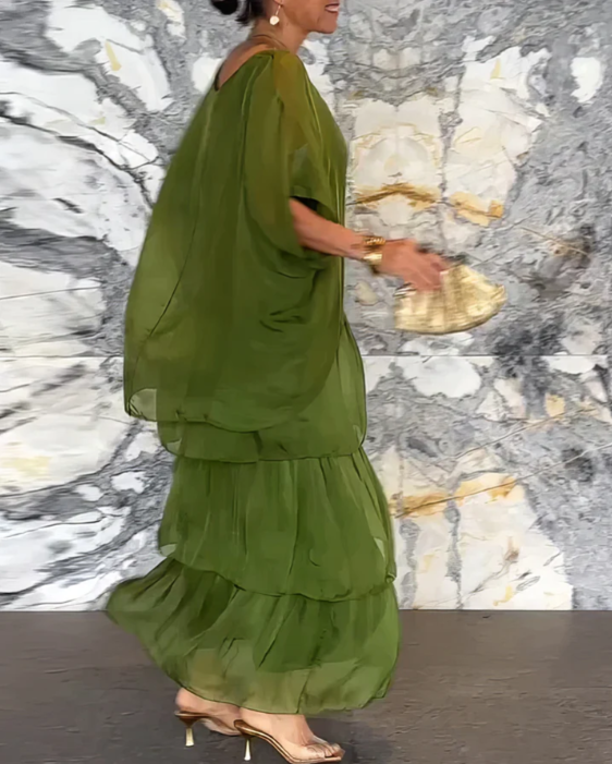 Women's Maxi Dress - Flowing - Caroline - product view 4
