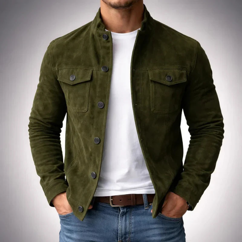 Men's Jacket - Pocket Suede - Jacob - product view 1