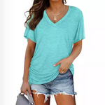 Women's Shirt - V-Neck Loose Fit - Elissa - product view 7
