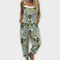 Women's Jumpsuit - Retro Floral Print - Noelle - product view 4