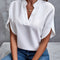 Women's Blouse - Draped V-Neck - Nicole - product view 1