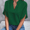 Women's Blouse - Draped V-Neck - Nicole - product view 13
