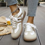 Women's Shoes - Supportive Wide-Toe Trainers - Crystal - product view 1