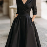 Women's Dress - V-Neck Evening - Coraline - product view 1
